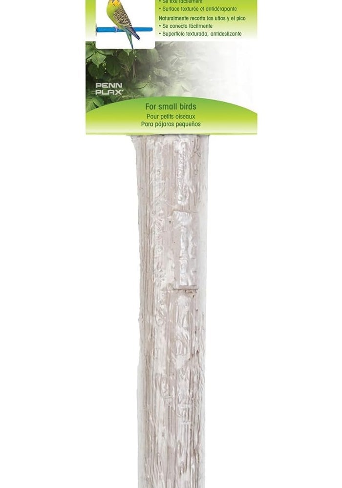 Penn Plax Penn-Plax Calcium Bird Perch for Medium Birds - 8-Inch Natural Crushed Seashell Design - Image 3